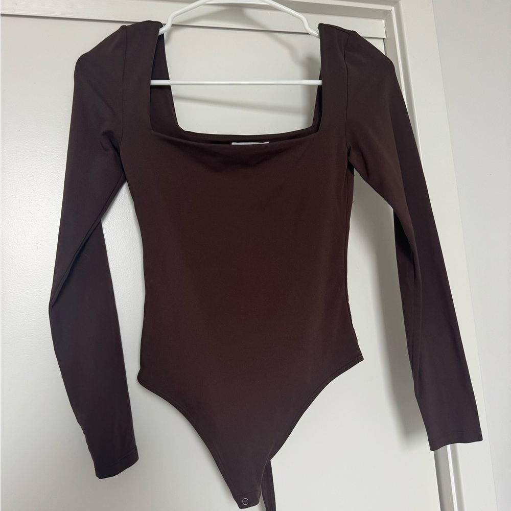BABATON CONTOUR SQUARENECK LONGSLEEVE BODYSUIT- WORN ONCE
